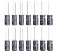 ALLECIN 220uF 16V 6x12mm Electrolytic Capacitor 220 uF MFD 16 Volt 0.24x0.47in Aluminum Capacitors (Pack of 15)