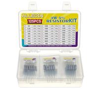 ALLECIN 3W Carbon Film Resistor Kit From 1 Ohm to 1M Ohm 25 Values 3 Watt 5% Resistors Assortment