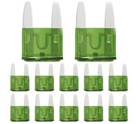 ALLECIN 50Pcs 30A Mini Car Fuses 30Amp MINI Blade Fuse 30Ampere Automotive Auto Fusibles for RV Vehicle Motorcycle Truck