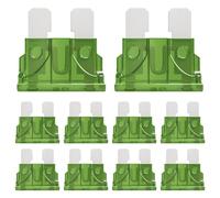 ALLECIN 50Pcs 30A Standard Car Fuses 30Amp Automotive Blade Fuse 30Ampere Auto Fusibles for RV Truck Motorcycle