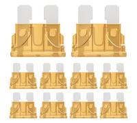 ALLECIN 50Pcs 5A Standard Car Fuses 5Amp Automotive Blade Fuse 5Ampere Auto Fusibles for RV Truck Motorcycle