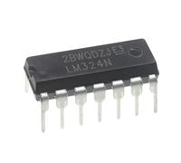 ALLECIN LM324N LM324 Quad Om-Amp DIP-14 Quadruple Operational Amplifier 14-Pin (Pack of 30pcs)