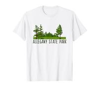 Allegany State Park Wilderness Forest Woods Camping Hiking T-Shirt