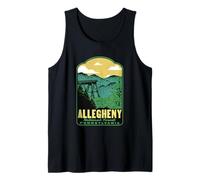 Allegheny National Forest Pennsylvania Retro Tank Top