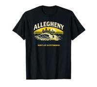 Allegheny River Surf Team Pittsburgh Funny Surfer 412 Love T-Shirt