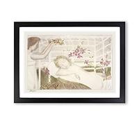 Allegory by Maurice Denis Framed Print | A2 Black Framed Wall Art | Ready to Hang | Modern Nature Picture | Living Room Bedroom Lounge Office
