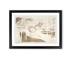 Allegory by Maurice Denis Framed Print | A2 Black Framed Wall Art | Ready to Hang | Modern Nature Picture | Living Room Bedroom Lounge Office