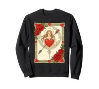 Allegory of Love Vintage Art Nouveau Romance Sweatshirt