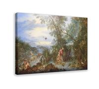 Allegory of Water Jan Brueghel The Elder Canvas Art Poster And Wall Art Picture Print Modern Family Bedroom Decor Frame 16x24inch(40x60cm)