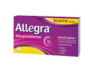 Allegra allergy tablets 20mg (20 pcs)