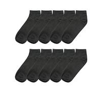 Allegra K Athletic Low Cut Ankle Socks Stretch Cuffs Breathable 10 Pairs