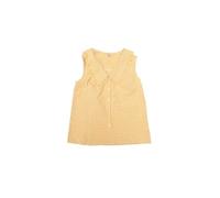 Allegra K Gingham Top for Women's Peter Pan Collar Shirt Button Down Blouse | Button Down Closure, Sleeveless, Peter Pan Collar with Ruffled Trim, Gingham Pattern, Casual, Cute, Plaid