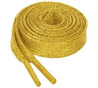 Allegra K Glitter Shiny Metallic Flat Sneakers Shoelace Shoe Laces Strings