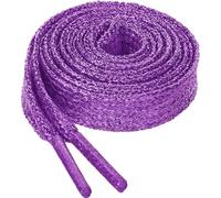 Allegra K Glitter Shiny Metallic Flat Sneakers Shoelace Shoe Laces Strings
