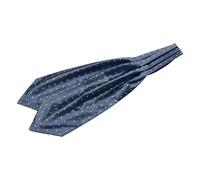 Allegra K Men's Cravat Ties Self Tied Wedding Polka Dots Ascot Tie Navy Blue One Size