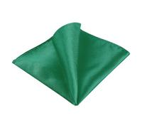 Allegra K Men's Pocket Squares Handkerchiefs Solid Color for Wedding Party One Size Dark Green