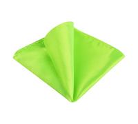 Allegra K Men's Pocket Squares Handkerchiefs Solid Color for Wedding Party One Size Fluorescent Green