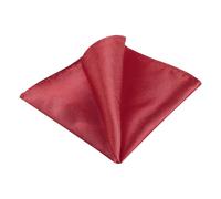 Allegra K Men's Pocket Squares Handkerchiefs Solid Color for Wedding Party One Size Wine Red