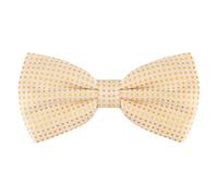 Allegra K Men's Polka Dots Pre-Tied Bowknot Bow Ties Work Formal Party Tuxedo Bowties Light Yellow One Size