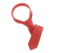 Allegra K Men's Self Tied Solid Color Formal Casual Skinny Necktie Red One Size