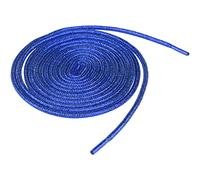 Allegra K Metallic Glitter Shiny Round Shoelace Sparkling Shimmery Sneakers Shoe Laces Strings for Boots 60cm/23.62" Royal Blue