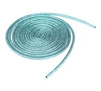 Allegra K Metallic Glitter Shiny Round Shoelace Sparkling Shimmery Sneakers Shoe Laces Strings for Boots 130cm/51.18" Turquoise
