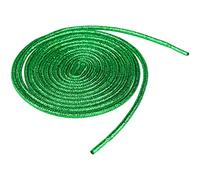 Allegra K Metallic Glitter Shiny Round Shoelace Sparkling Shimmery Sneakers Shoe Laces Strings for Boots 120cm/47.25" Dark Green