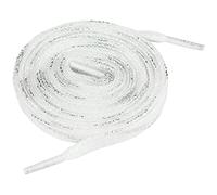 Allegra K Metallic Shoelaces Sparkly Glitter Shoe Strings Shiny Flat Shoe Laces for Sneakers 130cm/51.18" Silver