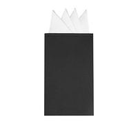 Allegra K Pre-Folded Pocket Square on Card Triangle Suit Handkerchief