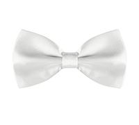 Allegra K Pre-Tied Adjustable Satin Bow Tie for Men Classic Tuxedo Wedding | Classic white cotton hankies, elegant colored edges, Stiff enough to hold any tuxedo fold