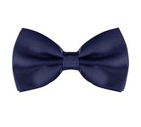 Allegra K Pre-Tied Adjustable Satin Bow Tie for Men Classic Tuxedo Wedding | Classic white cotton hankies, elegant colored edges, Stiff enough to hold any tuxedo fold