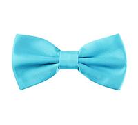 Allegra K Pre-Tied Adjustable Satin Bow Tie for Men Classic Tuxedo Wedding | Classic white cotton hankies, elegant colored edges, Stiff enough to hold any tuxedo fold