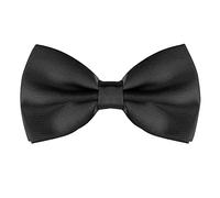 Allegra K Pre-Tied Adjustable Satin Bow Tie for Men Classic Tuxedo Wedding | Classic white cotton hankies, elegant colored edges, Stiff enough to hold any tuxedo fold
