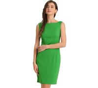 Allegra K Sheath Dress for Women's St. Patrick's Day Business Teacher Sleeveless Boat Neck Professional Office Dresses Large Grass Green