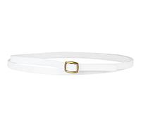 Allegra K Womens Adjustable Skinny Faux Leather Narrow Waist Strap Belt