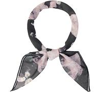 Allegra K Women's Chiffon Scarves Flower Floral Print Square Neckerchief | Breathable neck wrap, elegant hair sash, stylish purse decor, all season