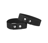 Allegra K Women's Detachable Shoe Strap Belt Band Replacement Elastic Ankle Straps for Heels Total Length: 20.8cm/8.19" Black