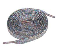 Allegra K Women's Metallic Glitter Sparkling Shoe Laces Flat Colorful Shoelaces for Sneakers 1 Pair 200cm/78.74" 3-Color Threads