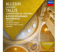 ALLEGRI: MISERERE; TALLIS: LAMENTATIONS OF JEREMIAH NEW CD