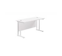 Allegro 1400 X 600 Rectangular Cantilever Workstation White/White