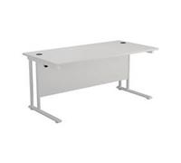 Allegro 1600 X 800 Rectangular Cantilever Workstation White/White