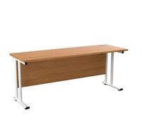 Allegro 1800 X 600 Rectangular Cantilever Workstation -Oak/White