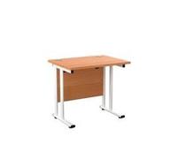 Allegro 800x600 Cantilever Workstation-Beech/White TWU8060RECBEWH