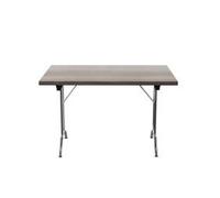 Allegro Folding Table 1200x800 Silver/Grey Oak top Ref OUFT1280SVGO