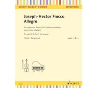Allegro G major - Schott Student Edition - violin and piano - part and score - (SE 1010)