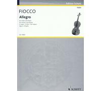 Allegro G Major violin and piano Joseph-Hector Fiocco Schott Musi