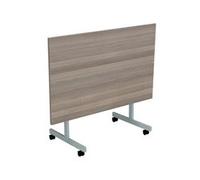 Allegro Tilting Table 1200x700 Silver/Grey Oak Top Ref OETT1270SVGO