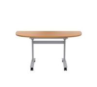 Allegro Tilting Table 1400x700-Oak and Silver/Ref OTT1470DENDSVNO