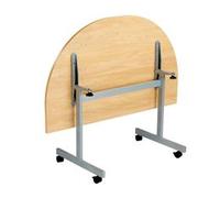 Allegro Tilting Table 1400x700 Silver/Oak Ref OETT1470DENDSVNO
