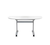Allegro Tilting Table 1400x700-White and Silver/Ref OTT1470DENDSVWH